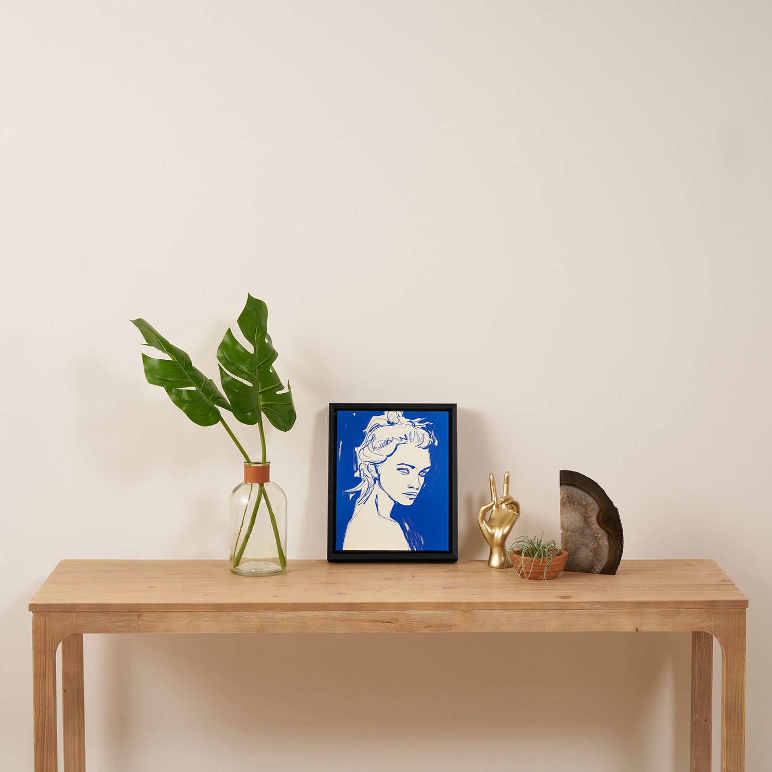 Portrait of a Woman 8 Framed Canvas Print Gallery Image 4