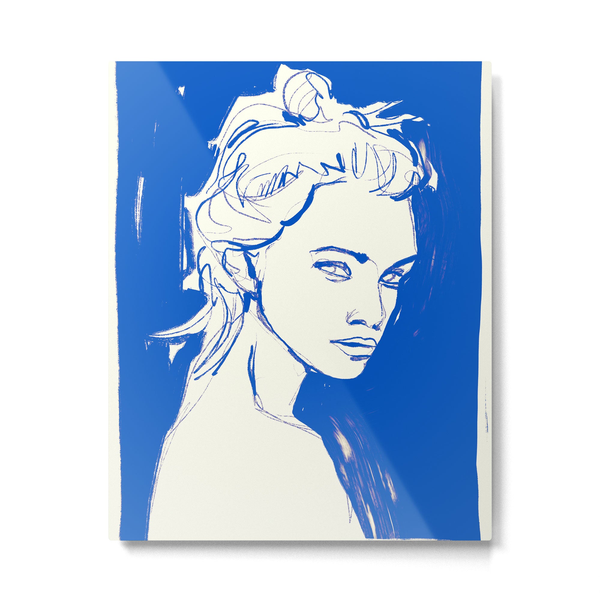 Portrait of a Woman 8 Metal Print Gallery Image 4