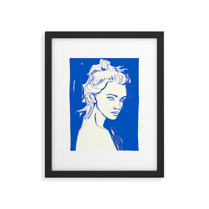 Portrait of a Woman 8 Framed Art Print Gallery Image 1
