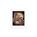 PORTRAIT (Woman and bird) Art Print Gallery Image 1