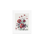 red flowers Art Print Gallery Image 1