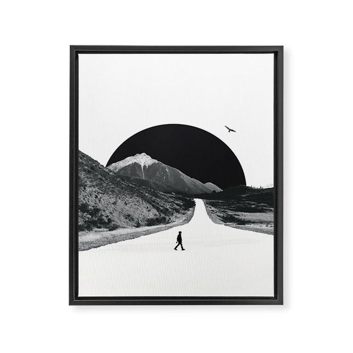 ROAD 4 Framed Canvas Print Gallery Image 1