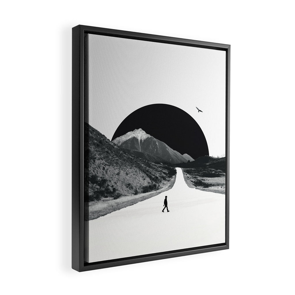 ROAD 4 Framed Canvas Print Gallery Image 2