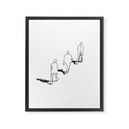 Shadows Framed Canvas Print Gallery Image 6