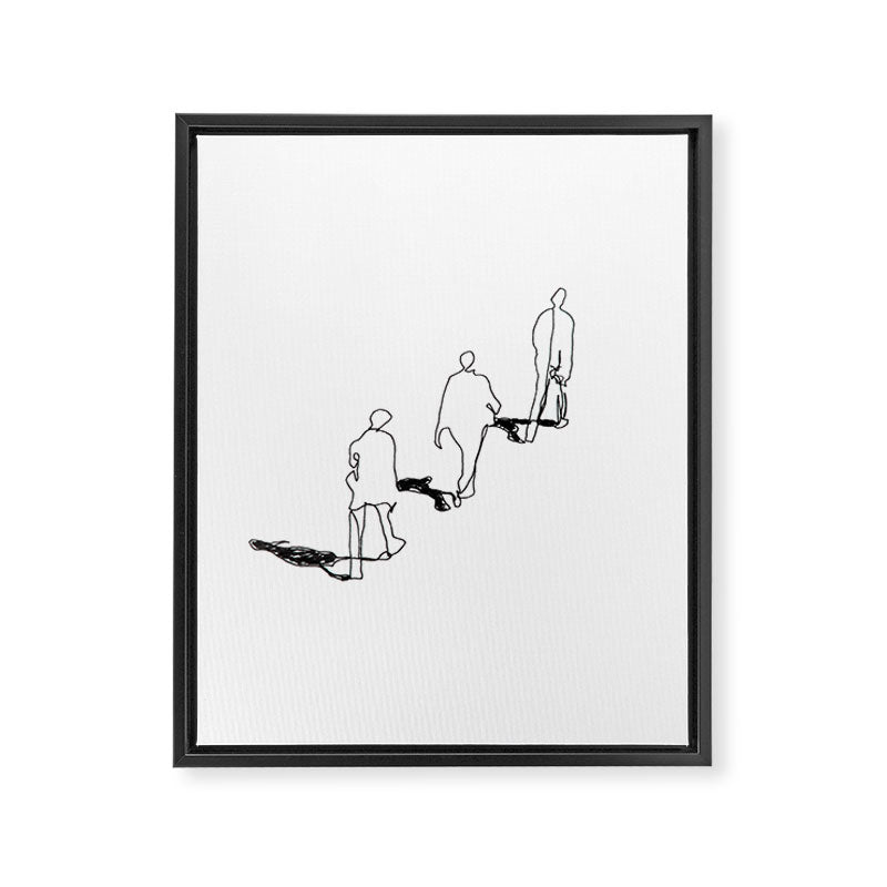 Shadows Framed Canvas Print Gallery Image 6