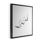 Shadows Framed Canvas Print Gallery Image 2