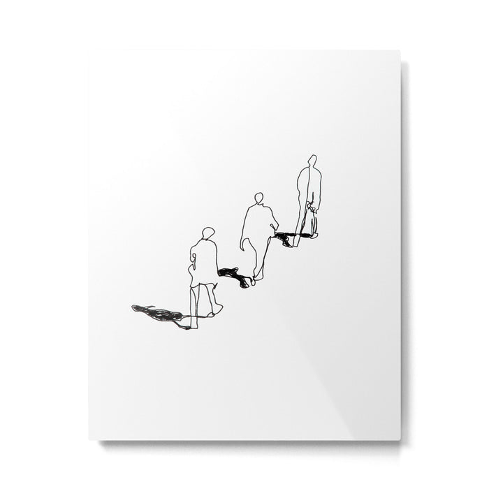 Shadows Metal Print Gallery Image 1