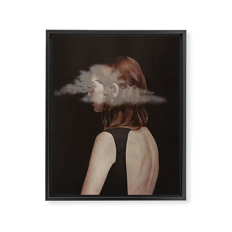 Silence Framed Canvas Print Gallery Image 6