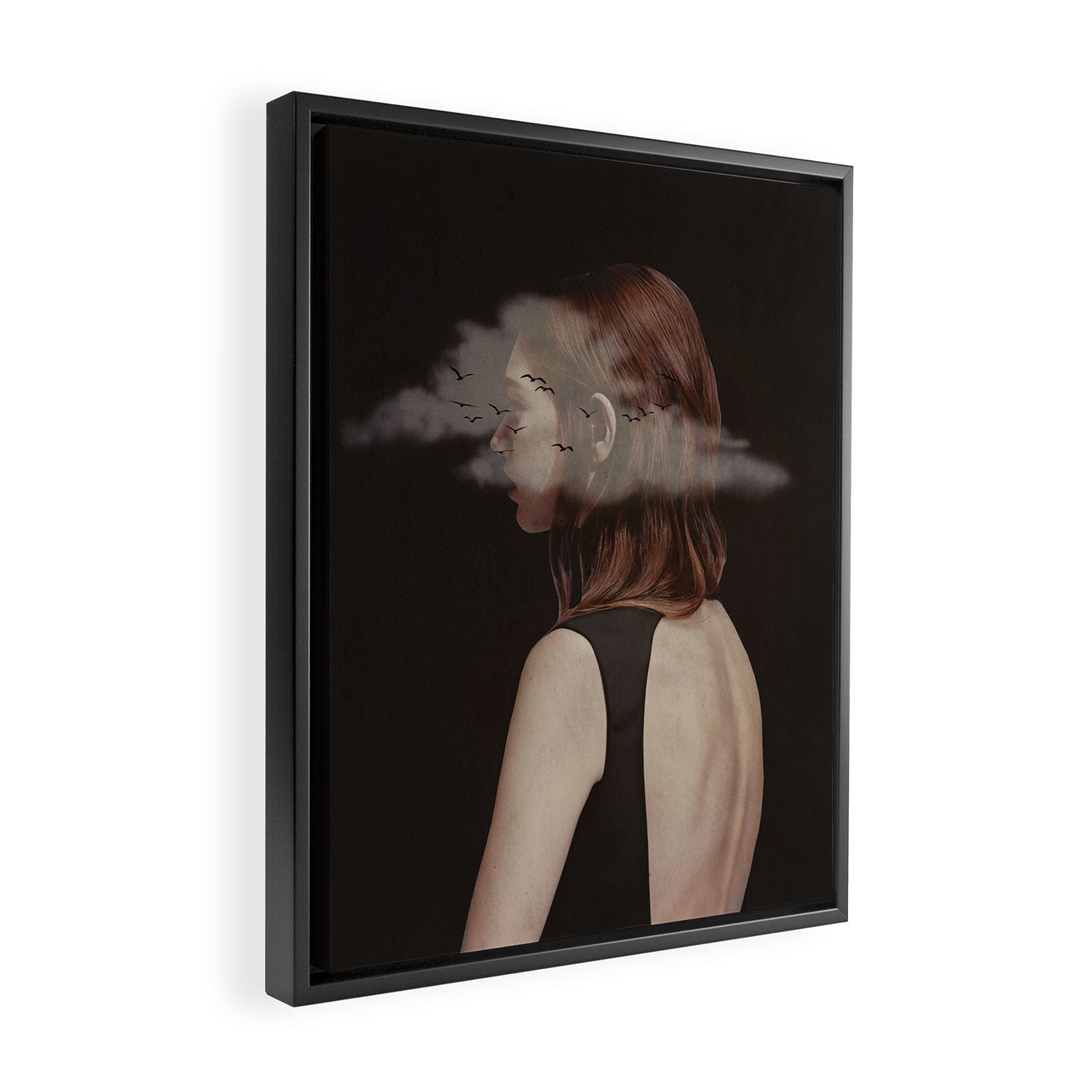 Silence Framed Canvas Print Gallery Image 2
