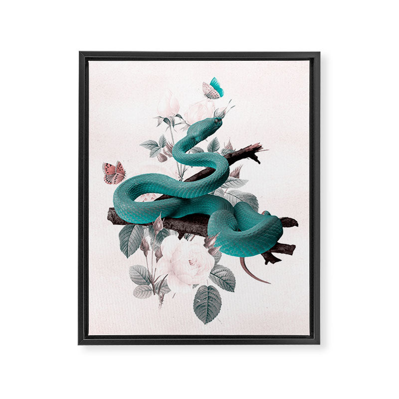 SNAKE 2 Framed Canvas Print Gallery Image 6