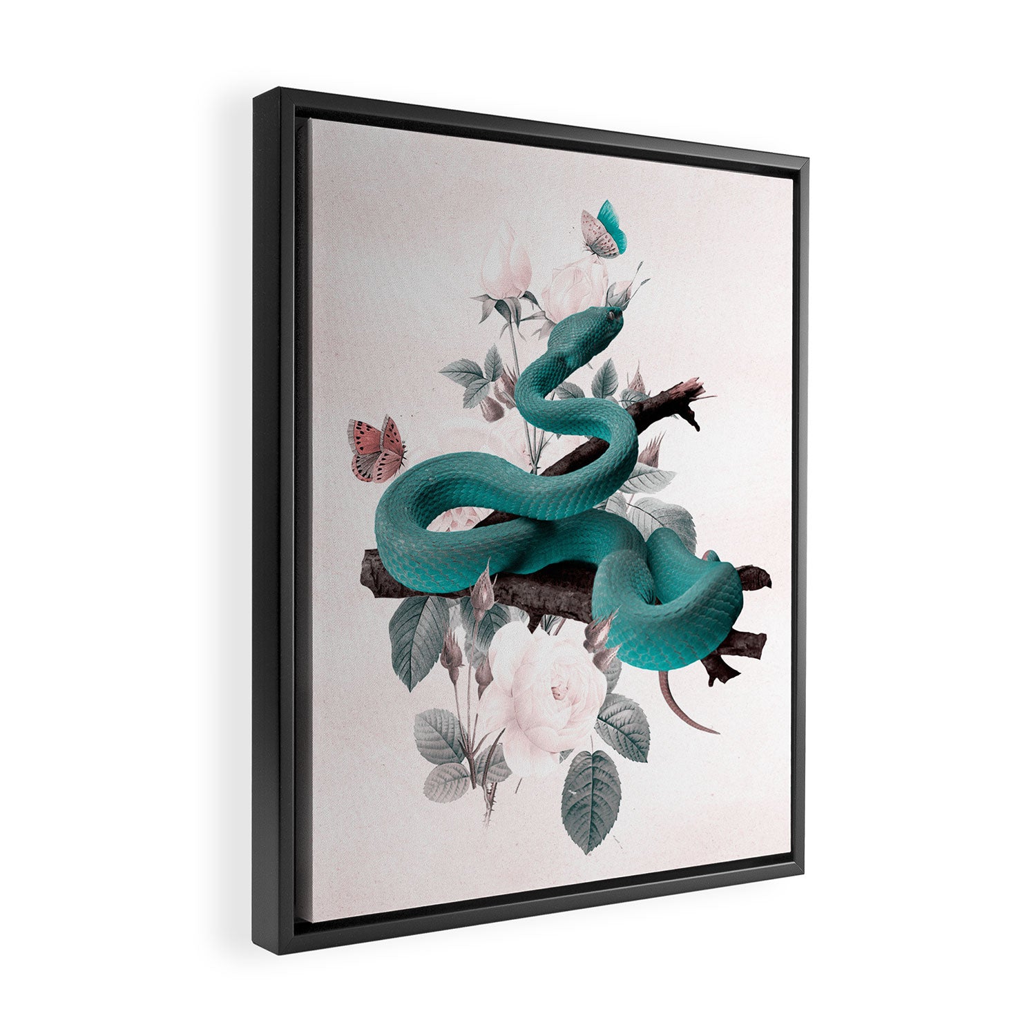 SNAKE 2 Framed Canvas Print Gallery Image 2
