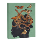 Snake and Butterflies 2 Canvas Print Gallery Image 6