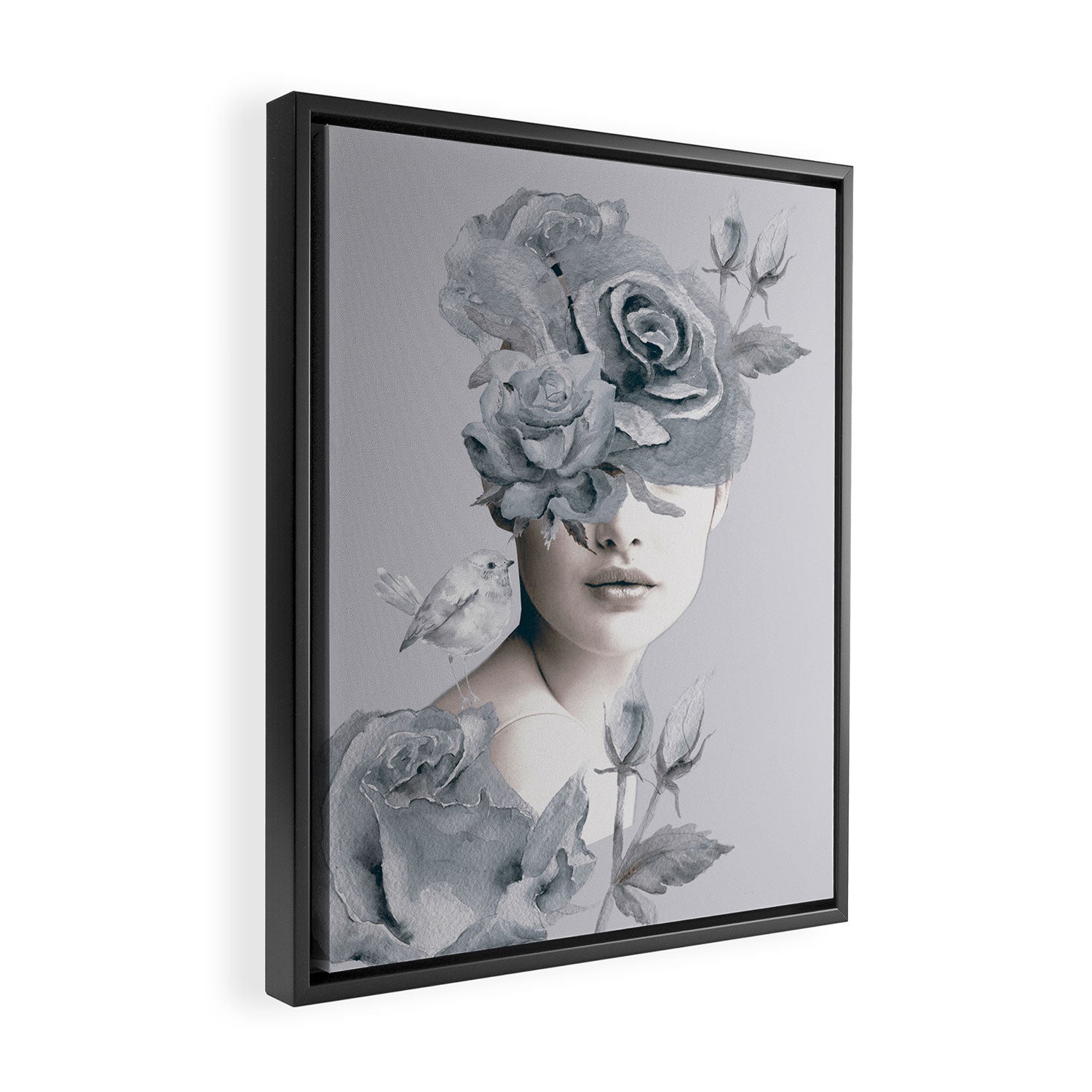 Spring (portrait) Framed Canvas Print Gallery Image 2