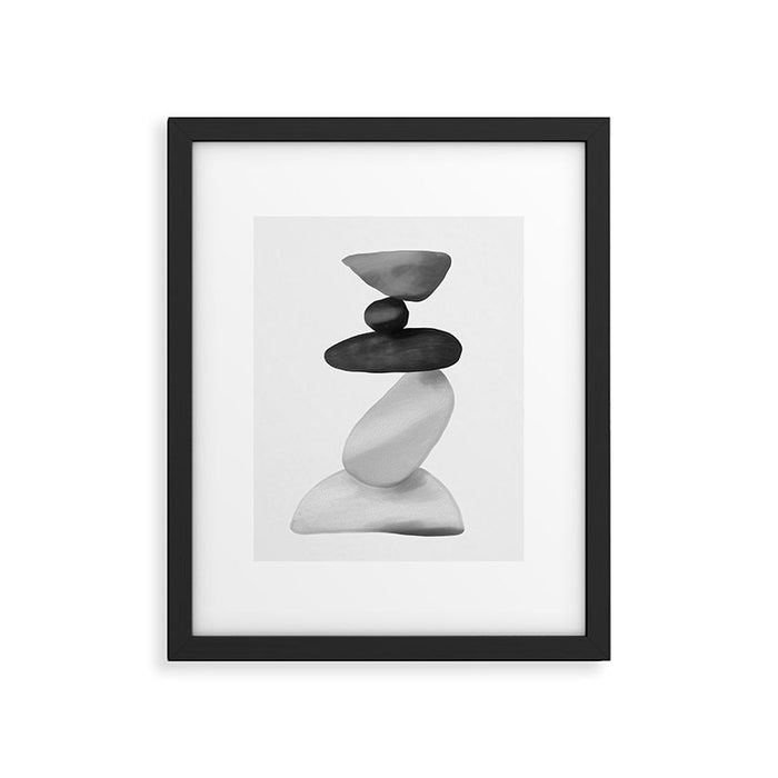 Stones Framed Art Print Gallery Image 1