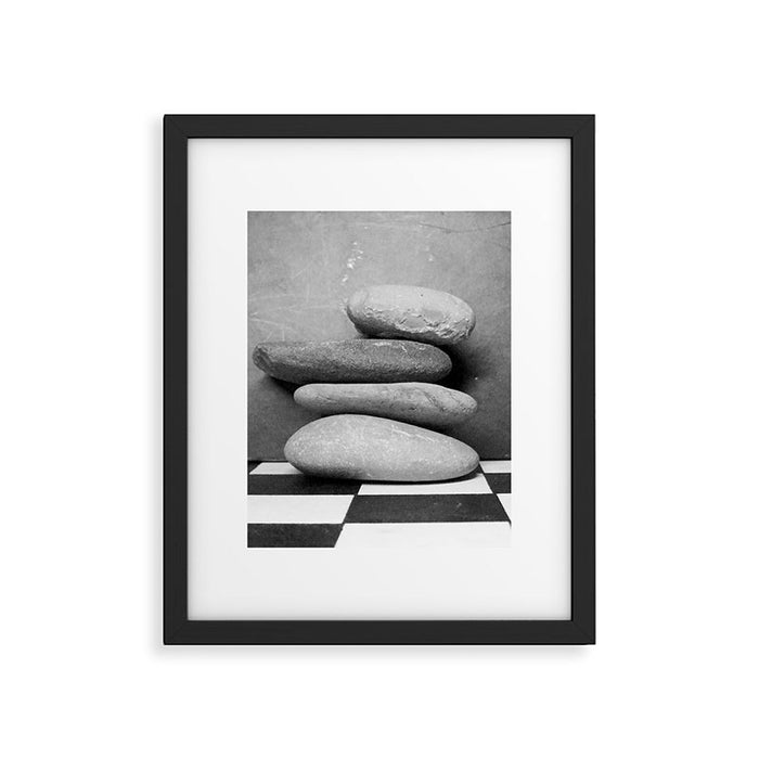 STONES Framed Art Print Gallery Image 1