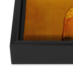 Sunflower Lady Framed Canvas Print Gallery Image 3