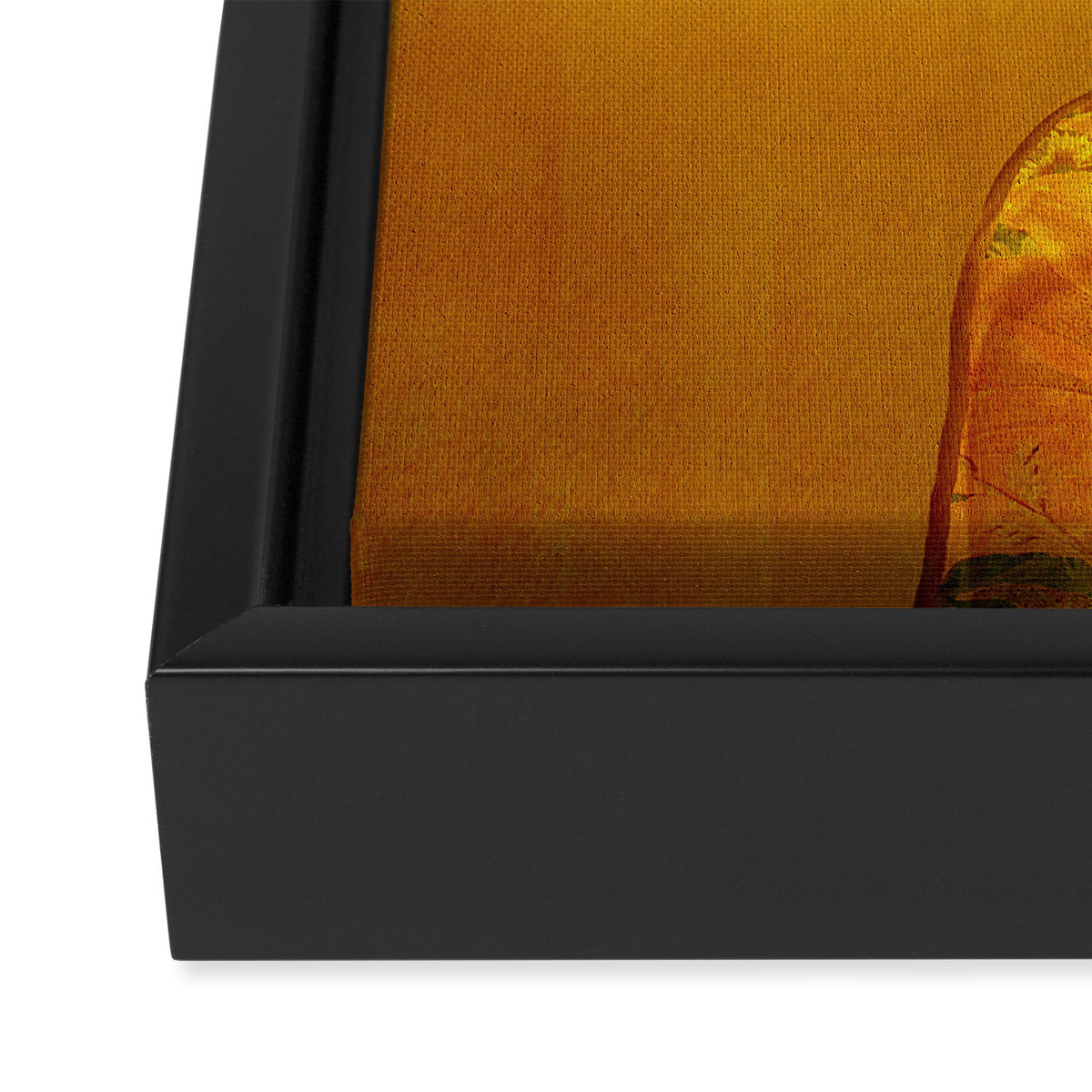 Sunflower Lady Framed Canvas Print Gallery Image 3