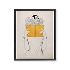 The Dreamer Line Art 6 Framed Canvas Print Gallery Image 6