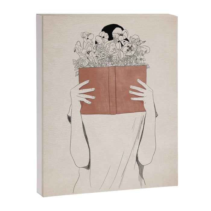 The Dreamer Line Art Canvas Print Gallery Image 1