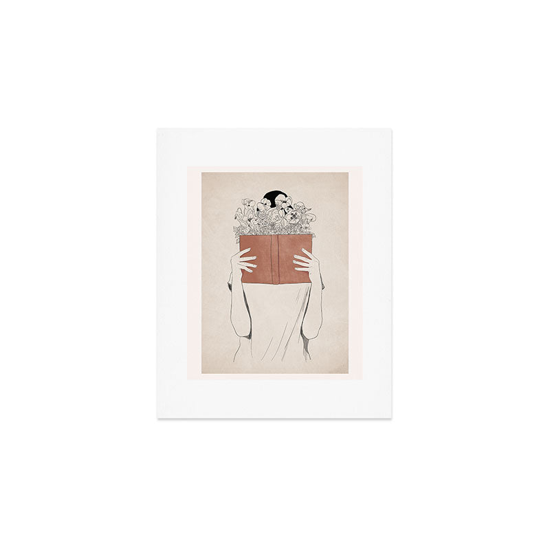 The Dreamer Line Art Art Print Gallery Image 1