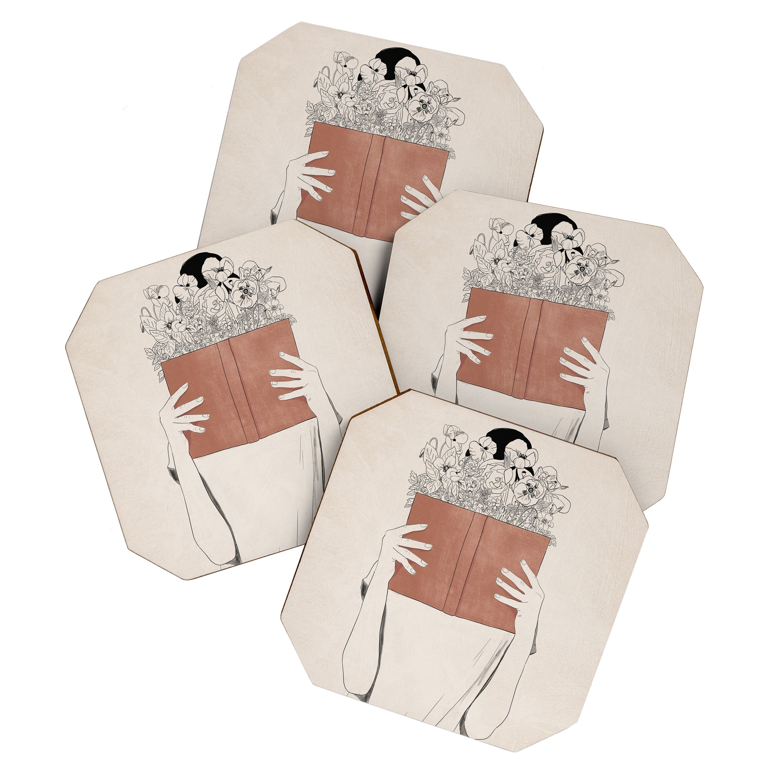 The Dreamer Line Art Coaster Gallery Image 1