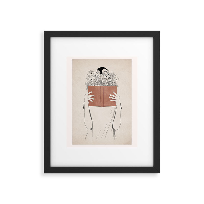 The Dreamer Line Art Framed Art Print Gallery Image 5