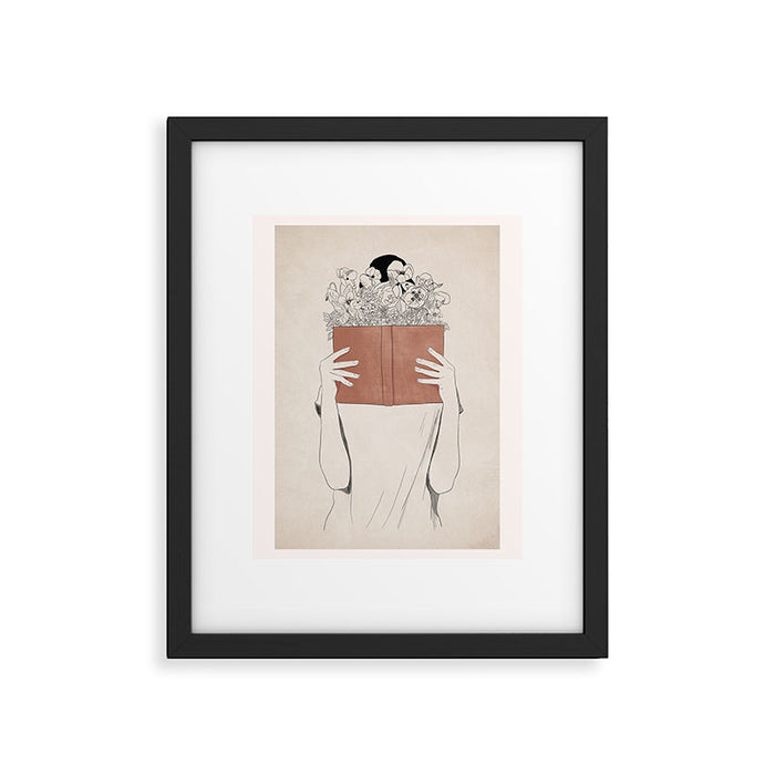 The Dreamer Line Art Framed Art Print Gallery Image 1