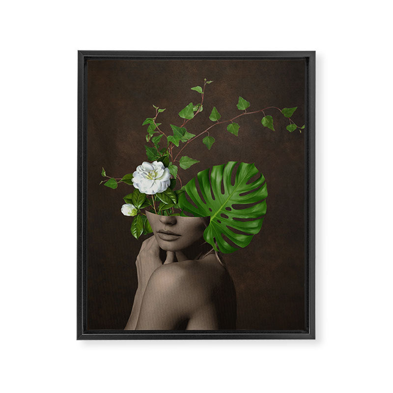 Tropical Girl 1 Framed Canvas Print Gallery Image 6