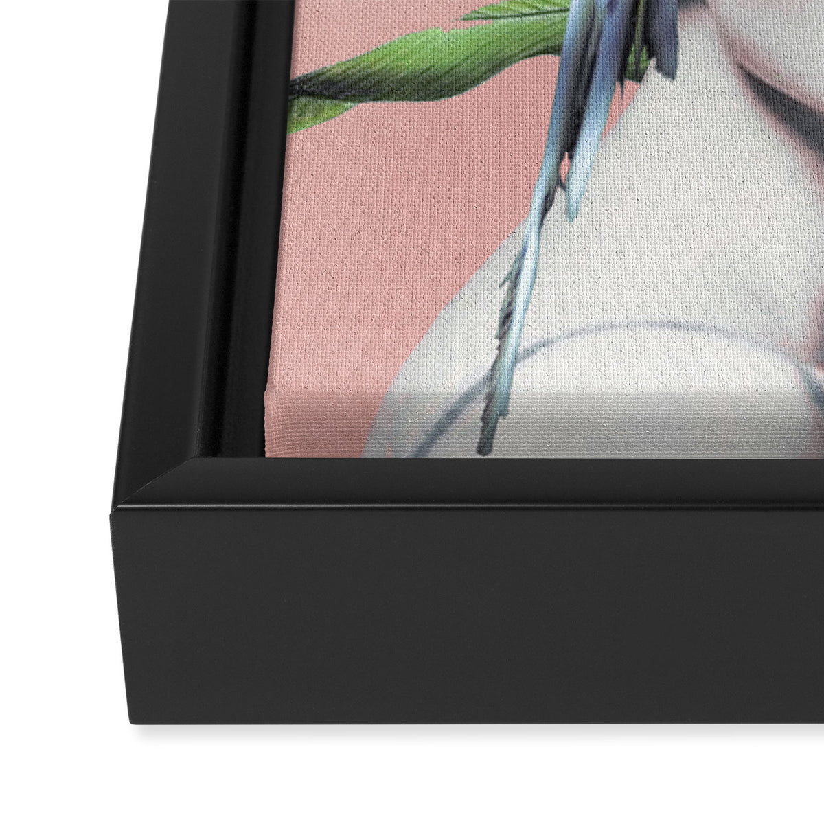 Tropical Girl  2 Framed Canvas Print Gallery Image 3