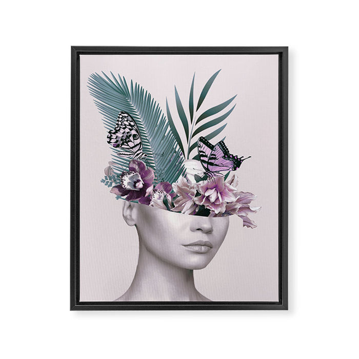 Tropical Girl 3 Framed Canvas Print Gallery Image 1
