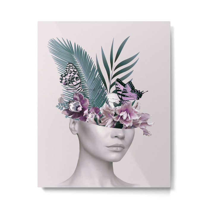 Tropical Girl 3 Metal Print Gallery Image 1