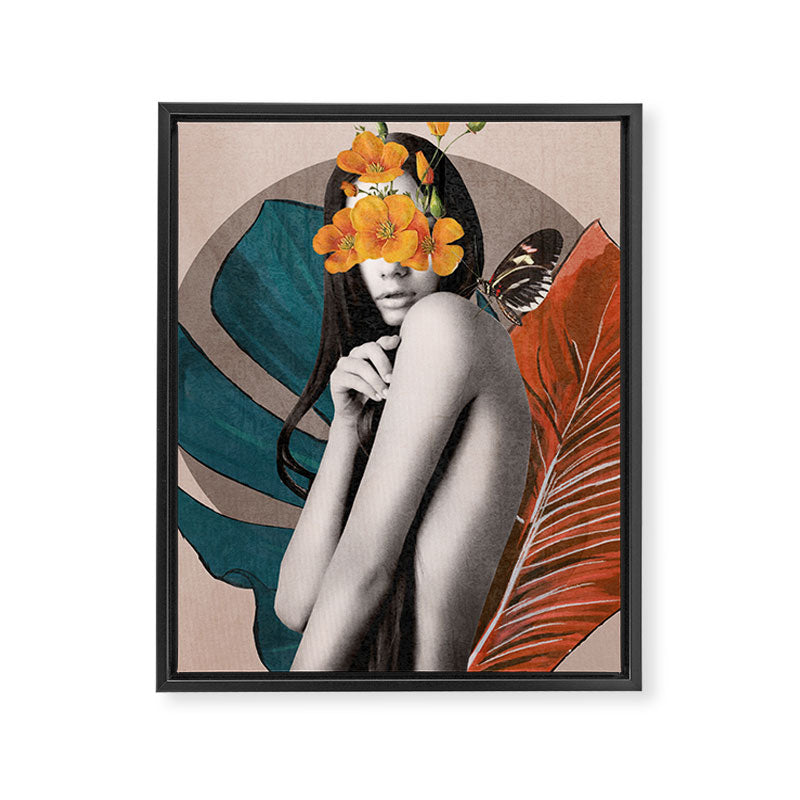Tropical Girl 5 Framed Canvas Print Gallery Image 6
