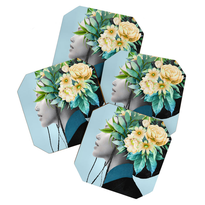 Tropical Girl 6 Coaster Gallery Image 1