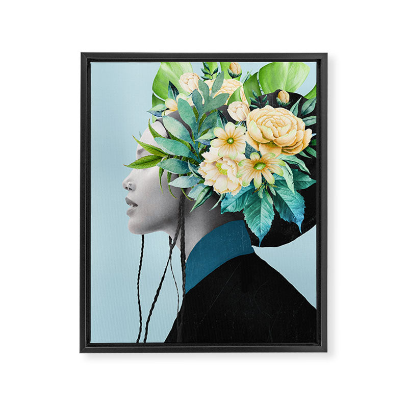Tropical Girl 6 Framed Canvas Print Gallery Image 6