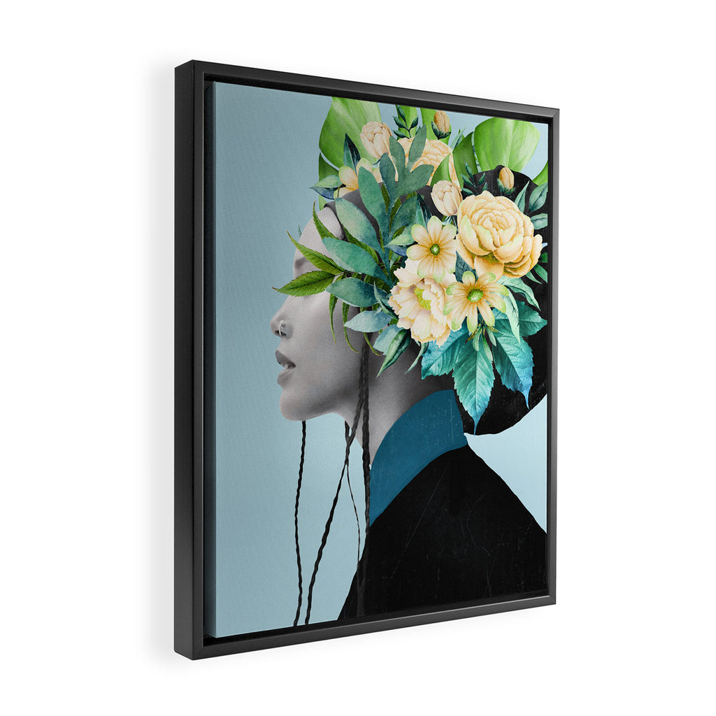 Tropical Girl 6 Framed Canvas Print Gallery Image 2