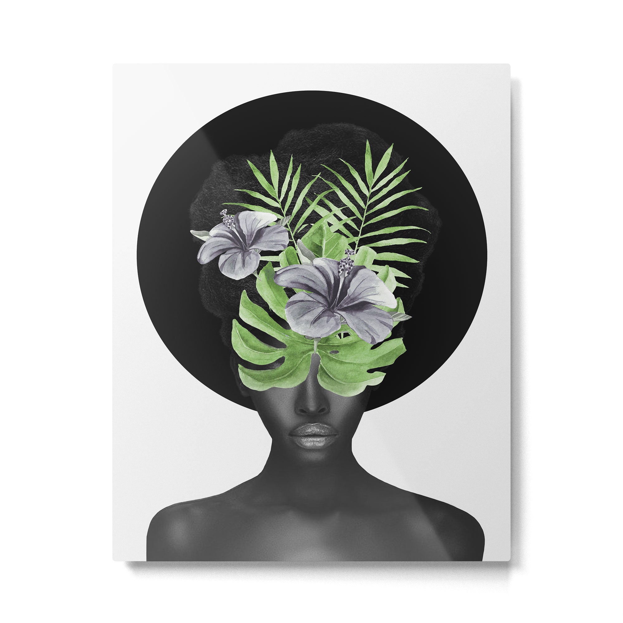 Tropical Girl Metal Print Gallery Image 4
