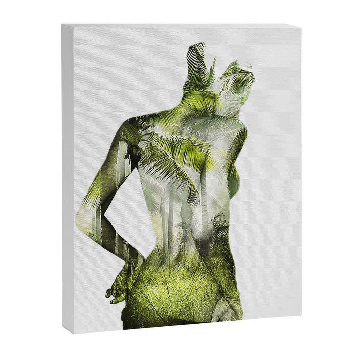 Tropical Woman Canvas Print Gallery Image 1