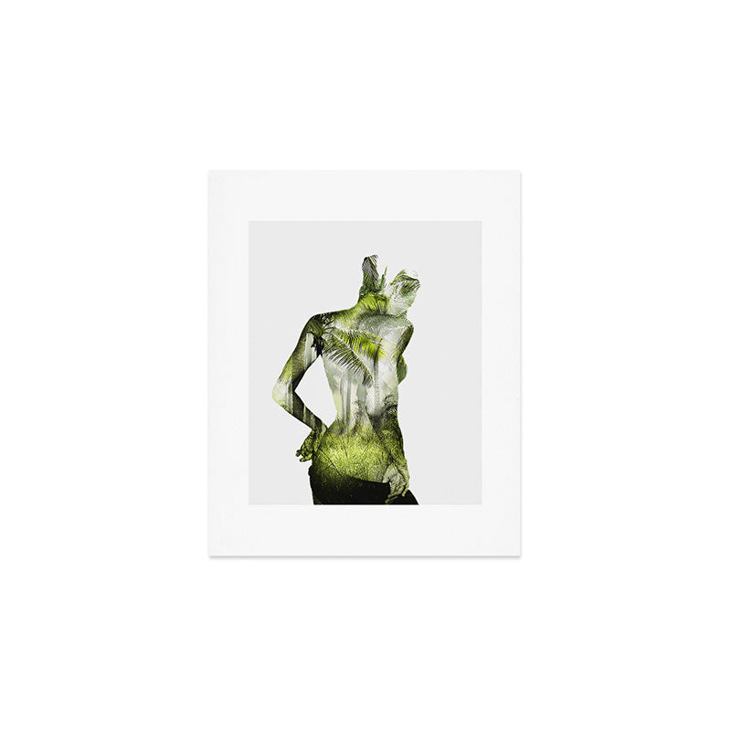 Tropical Woman Art Print Gallery Image 1