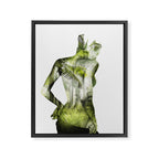 Tropical Woman Framed Canvas Print Gallery Image 6