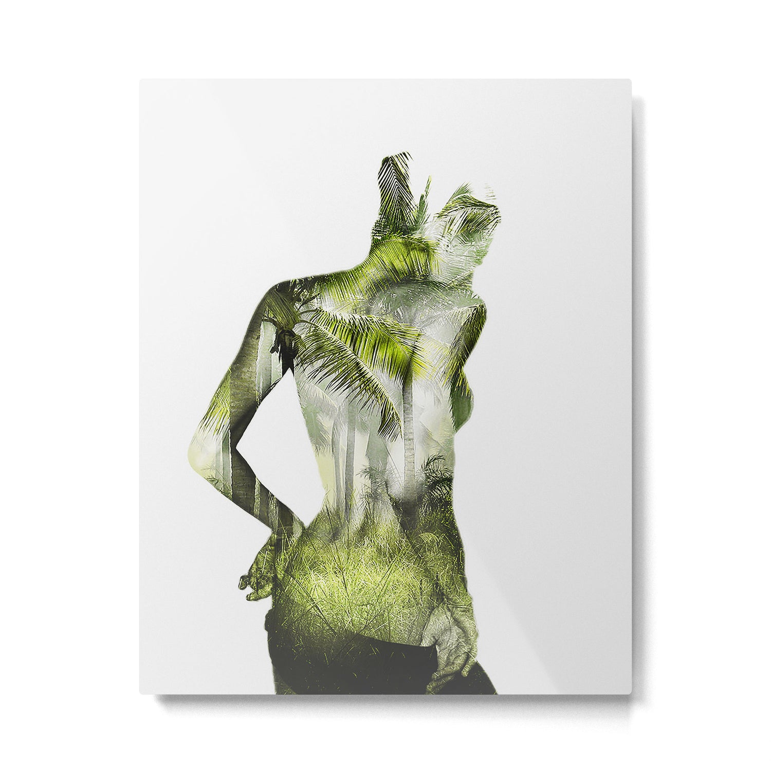 Tropical Woman Metal Print Gallery Image 4