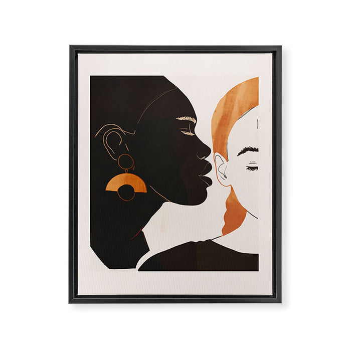 whisper 3 Framed Canvas Print Gallery Image 1