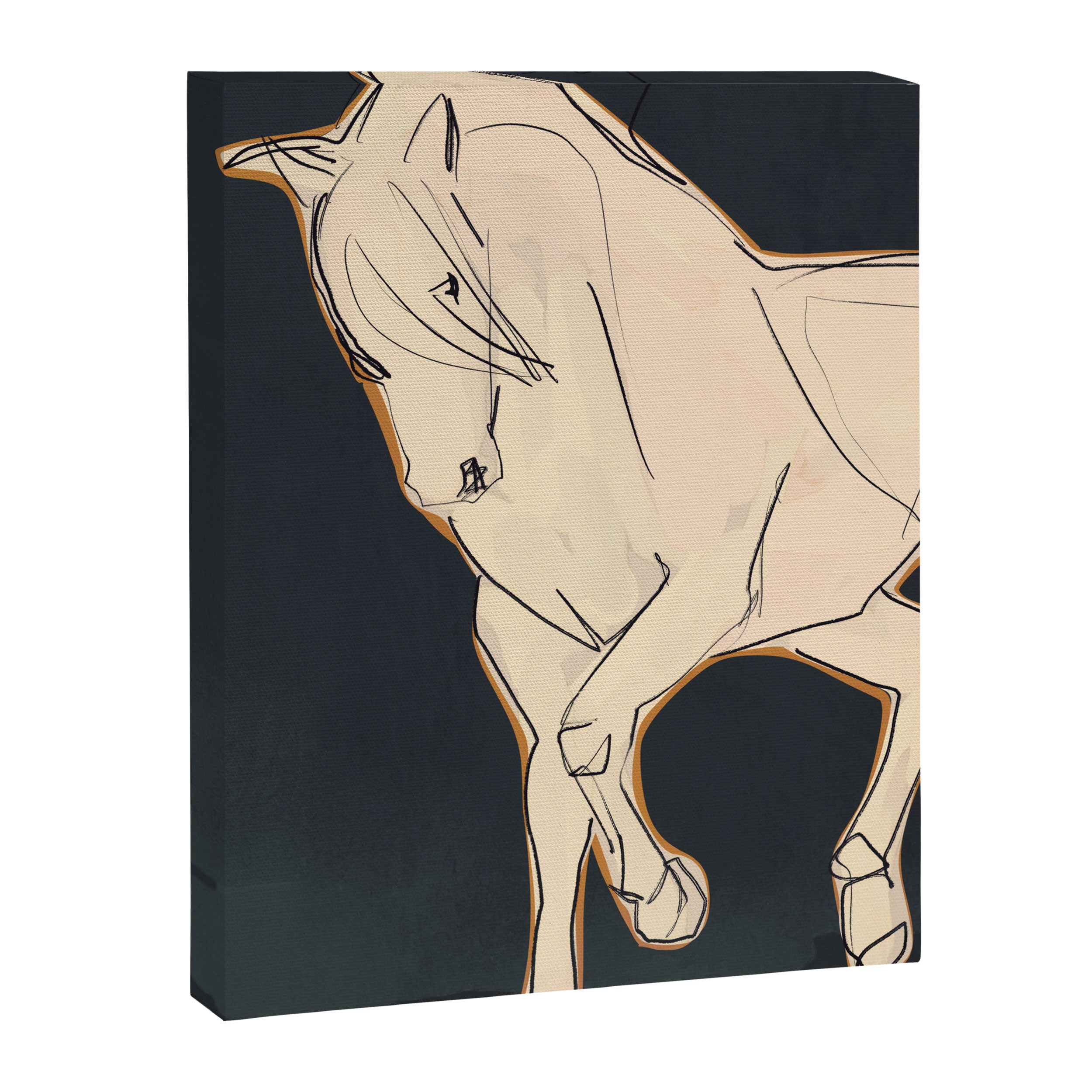 White Horse 2 Canvas Print Gallery Image 6
