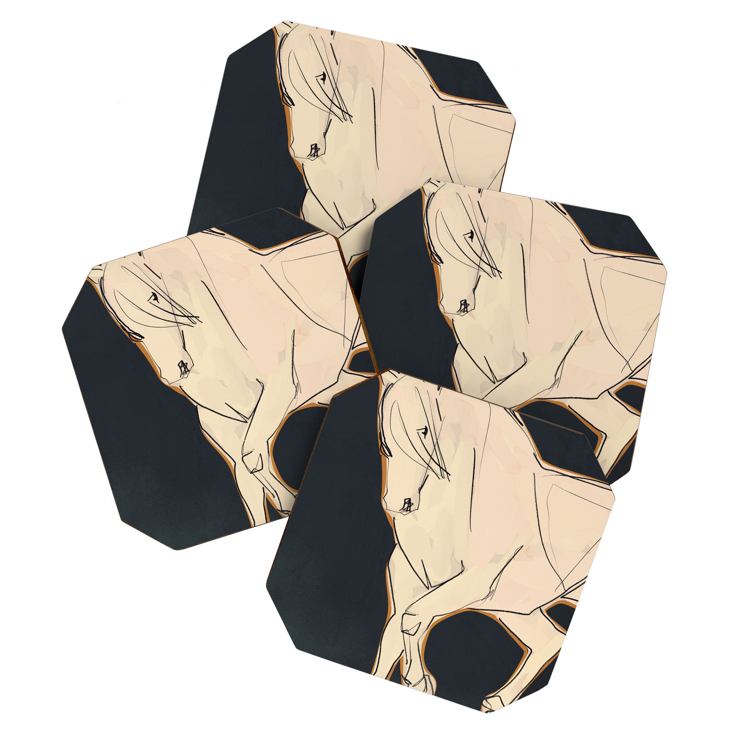 White Horse 2 Coaster Gallery Image 1