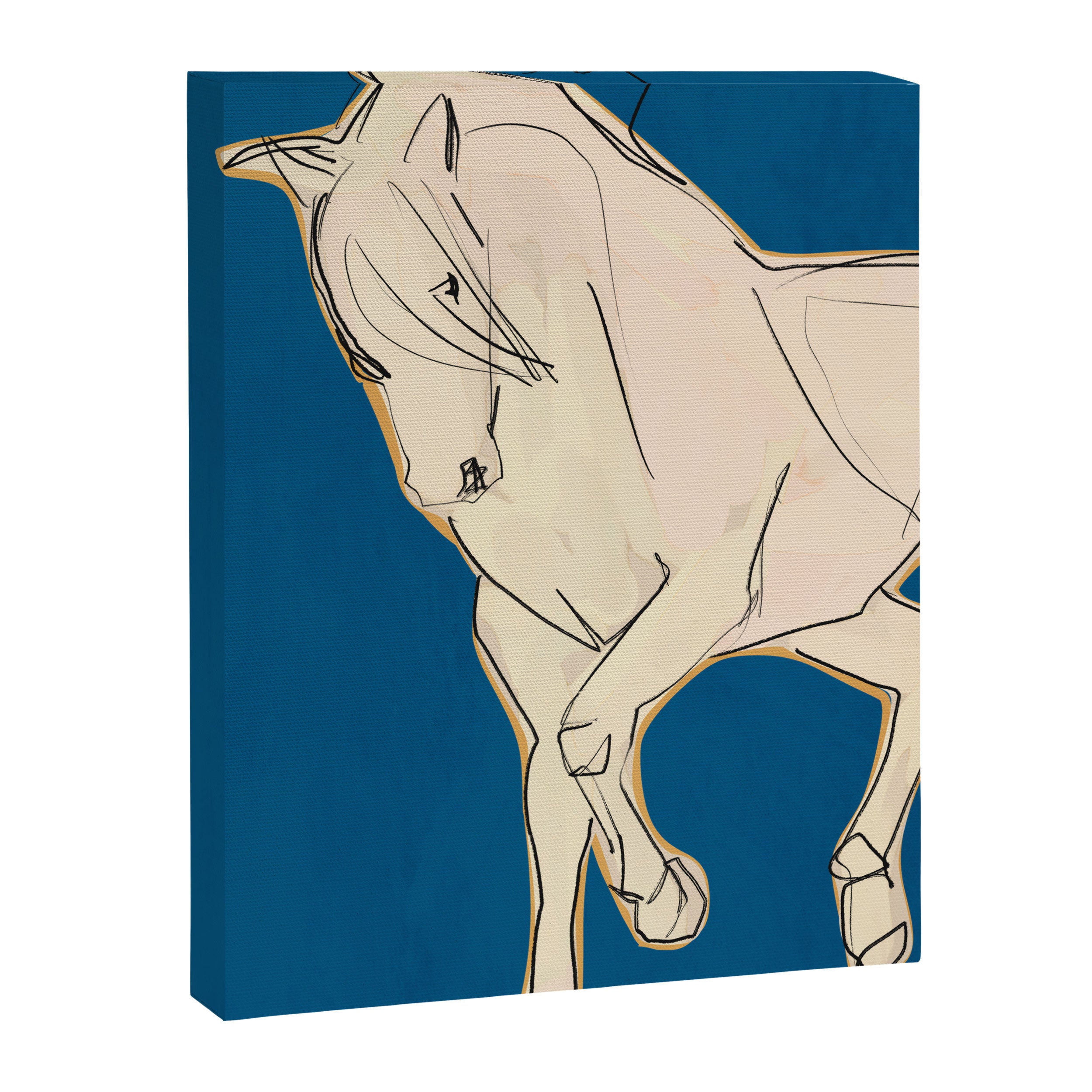 White Horse 5 Canvas Print Gallery Image 6