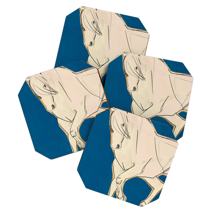 White Horse 5 Coaster Gallery Image 1