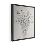 Wildflower Bouquet Framed Canvas Print Gallery Image 2