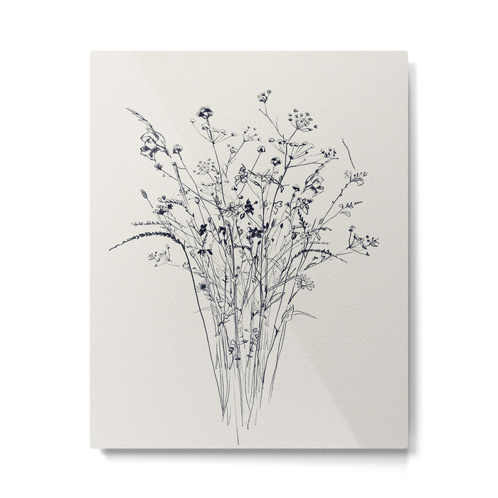 Wildflower Bouquet Metal Print Gallery Image 1