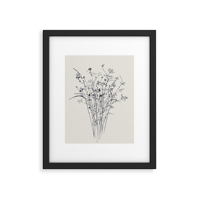 Wildflower Bouquet Framed Art Print Gallery Image 5