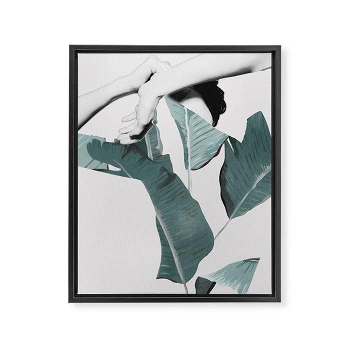WOMAN 22c Framed Canvas Print Gallery Image 1