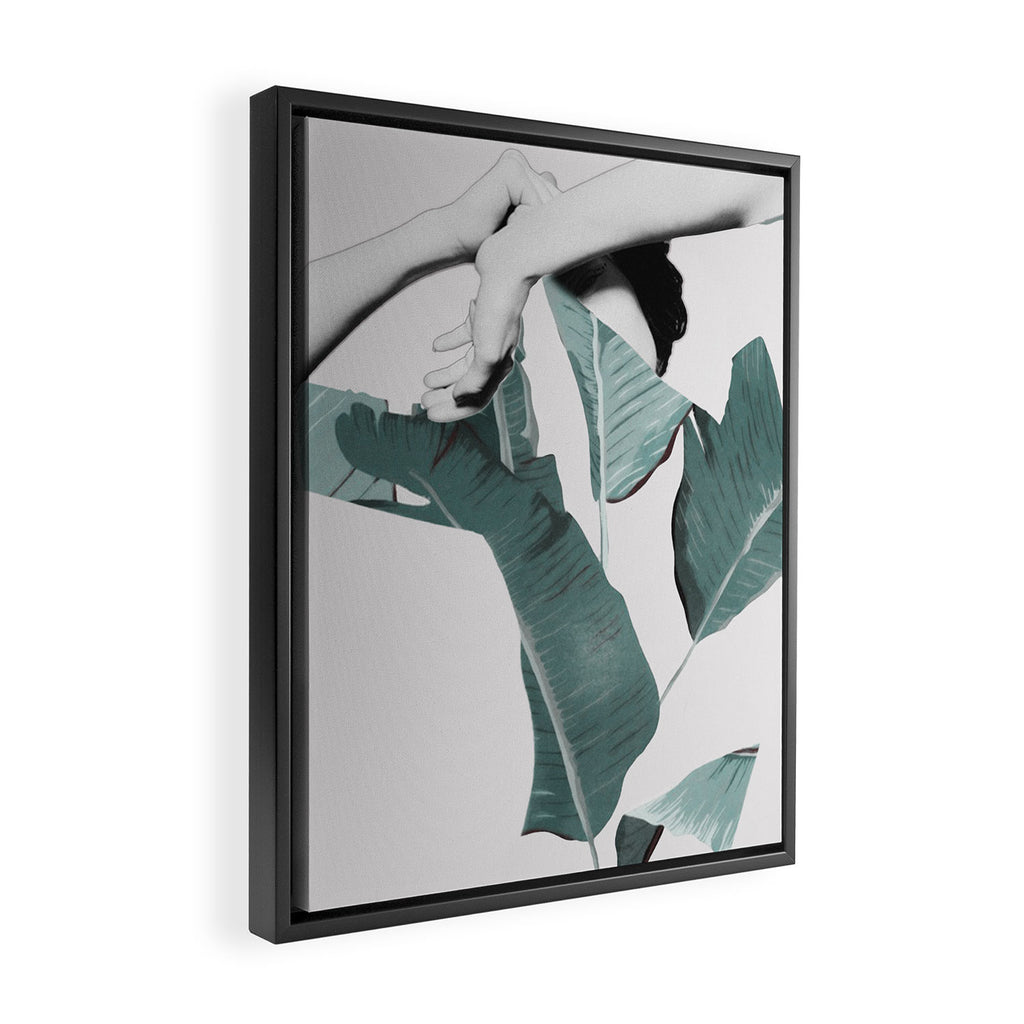 WOMAN 22c Framed Canvas Print Gallery Image 2